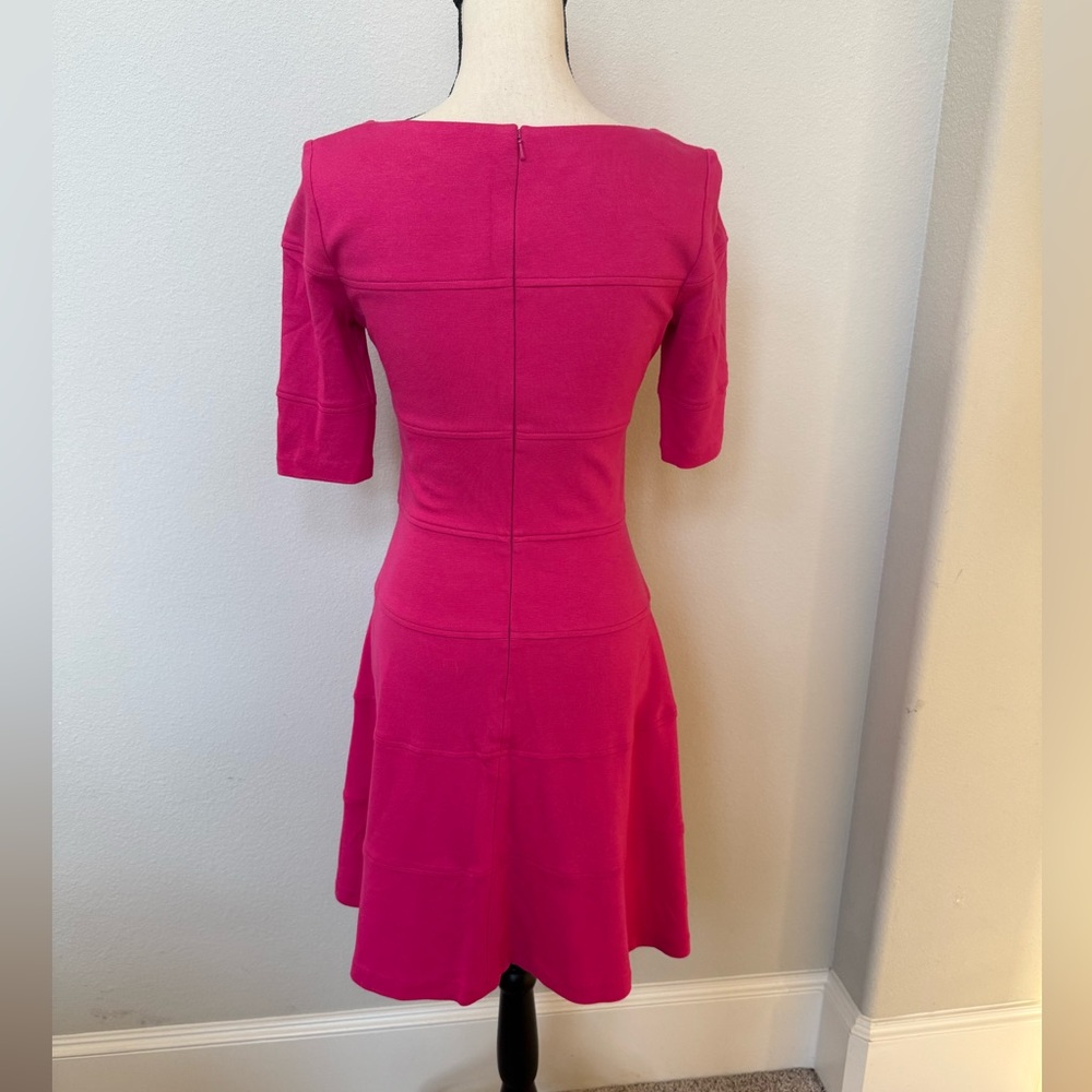Maggy London Fuchsia Midi Dress - Picture 4 of 8